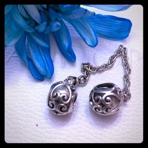 Pandora S925  ALE  secure heart chain